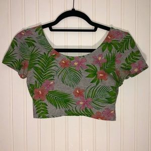Floral Cotton Crop Top